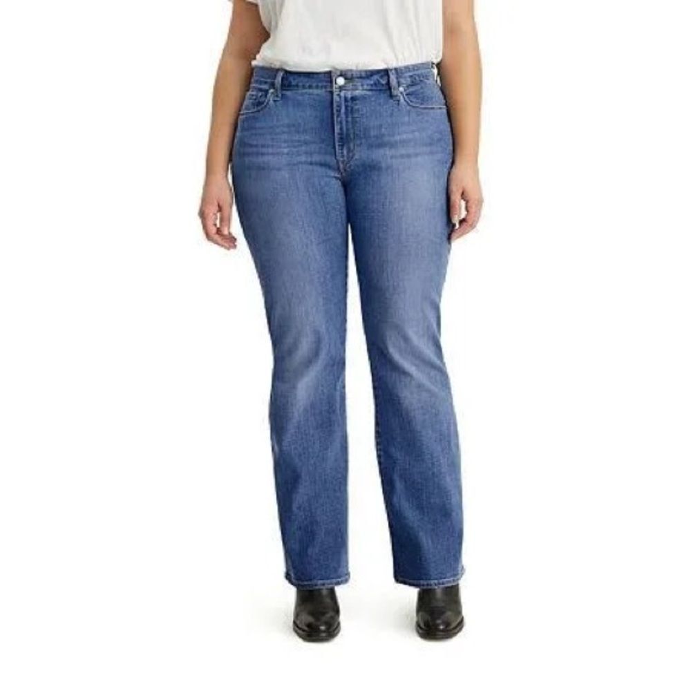 Brand New Levis 590 Fuller Waist Bootcut Denim Jeans Plus Size 18